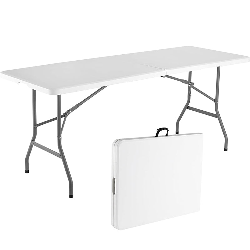 6 FT Portable HDPE Folding Table with Handle