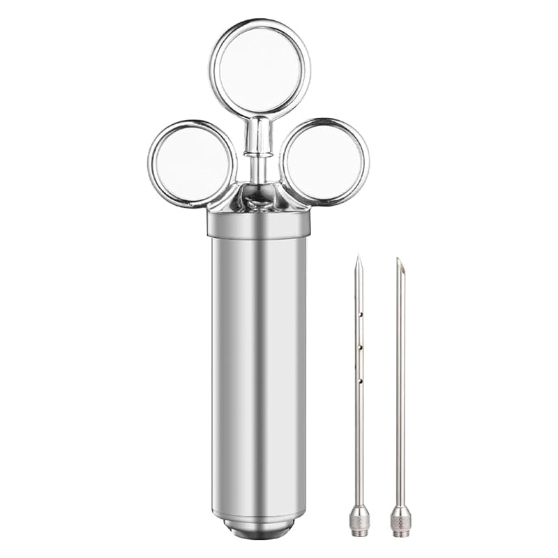 Stainless Steel Turkey Injector, 2 oz Capacity
