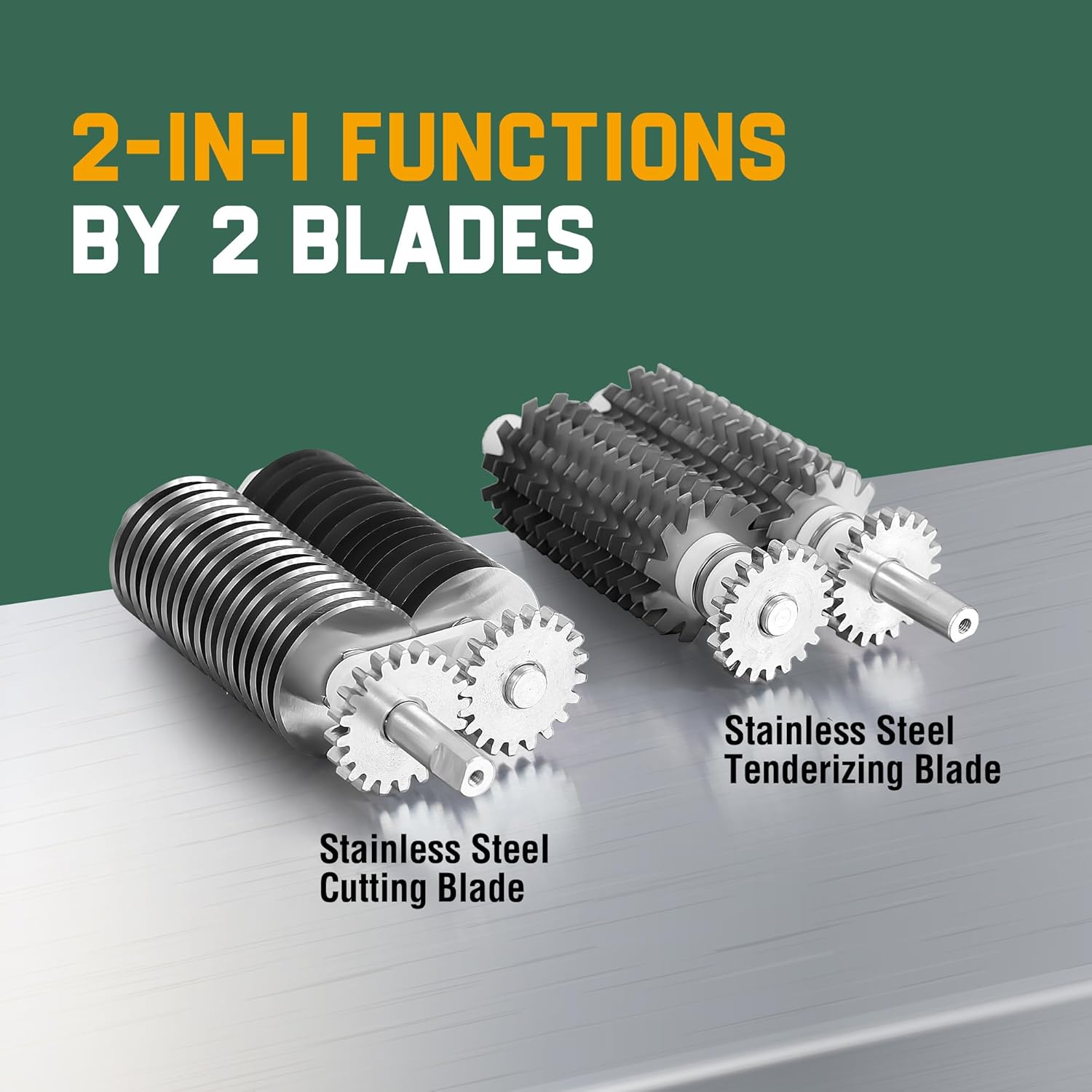 2-in-1 Manual Meat Tenderizer