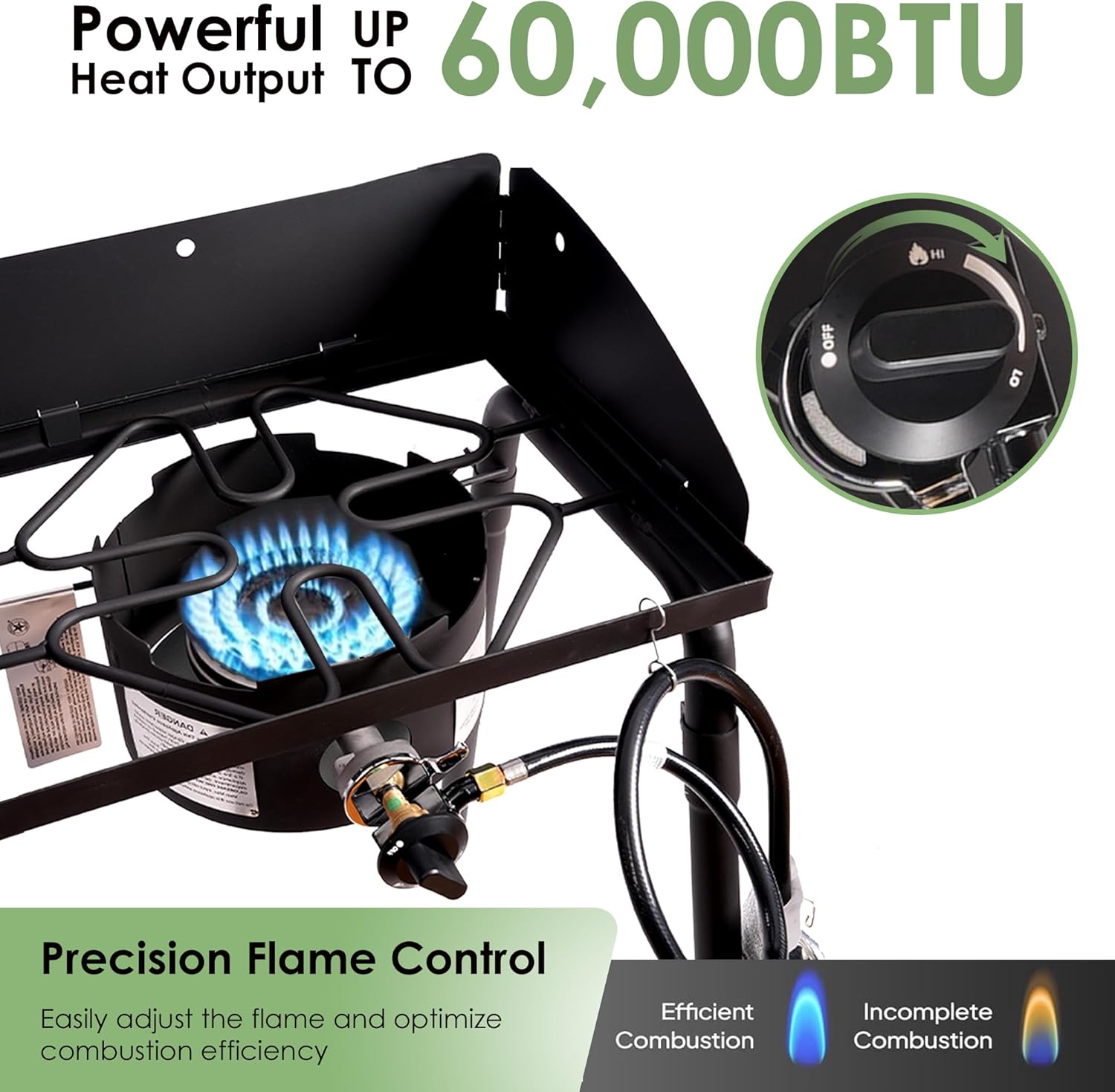 Two Burner Outdoor Camping Gas Stove