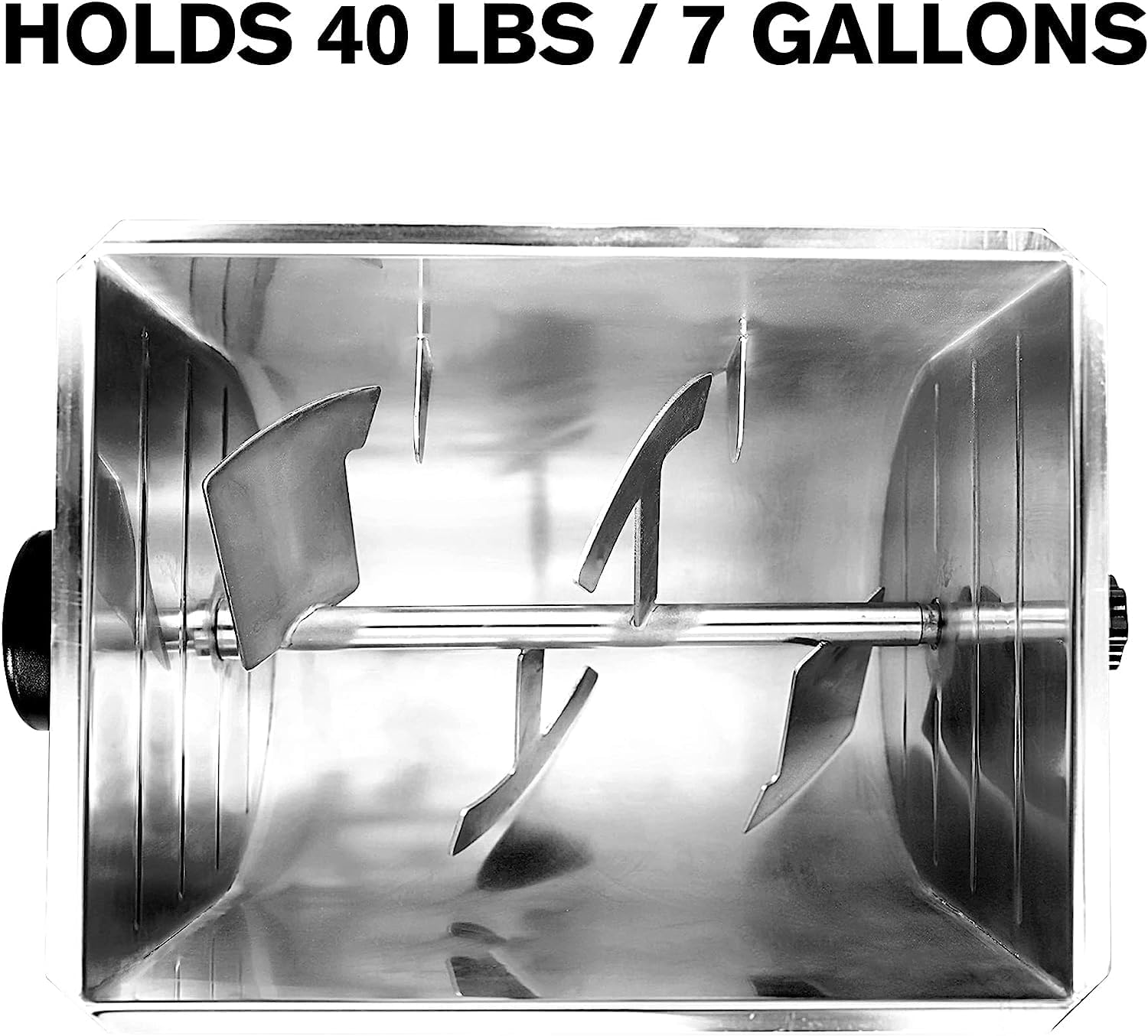 Meat Mixer, Manually Cranked or Motorized (7 gallons)