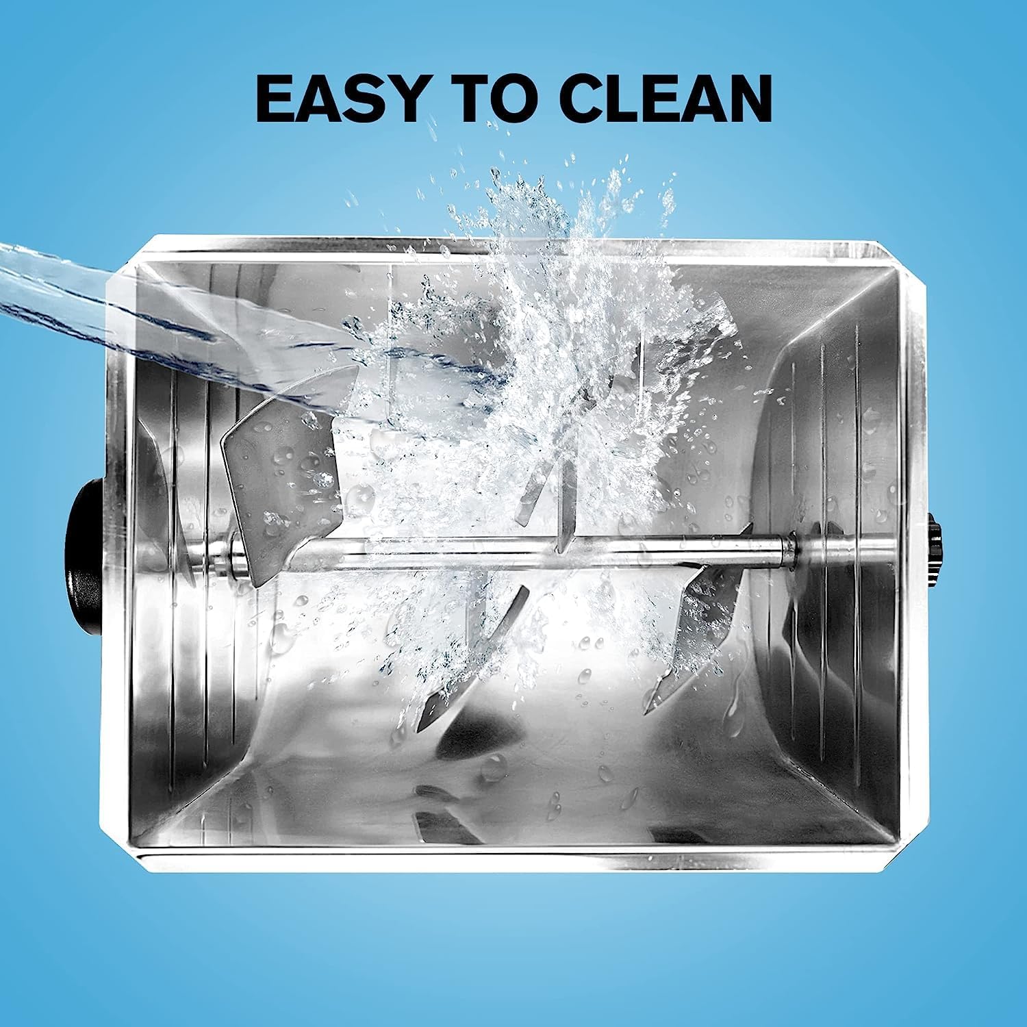 Meat Mixer, Manually Cranked or Motorized (7 gallons)