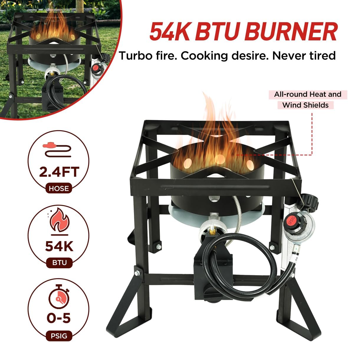 36Qt Turkey Fryer with Propane Burners