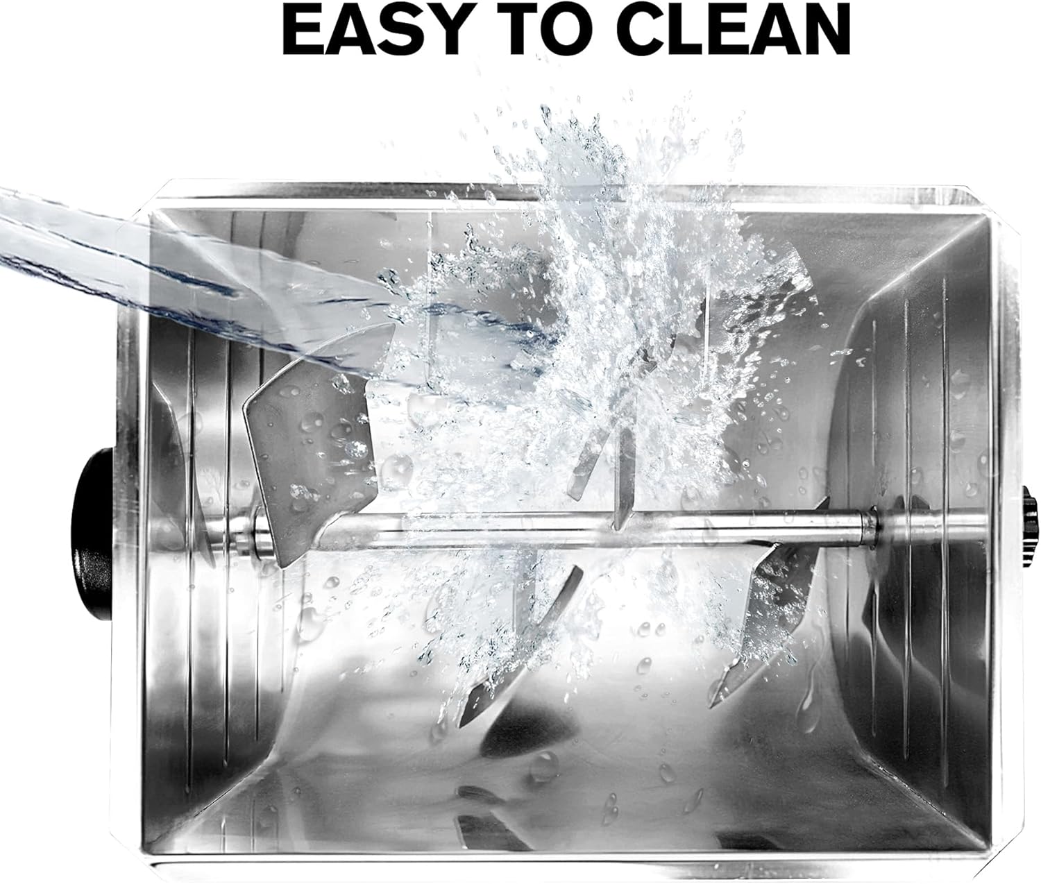 Meat Mixer, 7G/50LBS, Manually Cranked or Motorized Sausage Mixer Machine