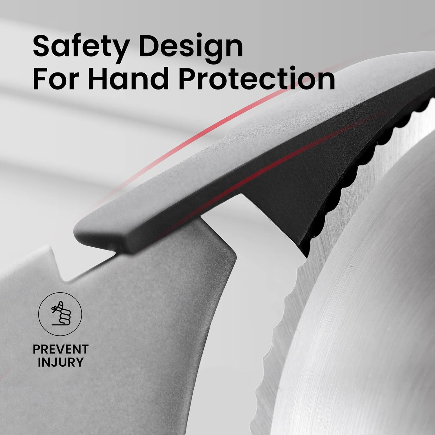 Meat Slicer with 7.5" Stainless Steel Blade, 1/4 HP, 0-15mm Adjustable Thickness