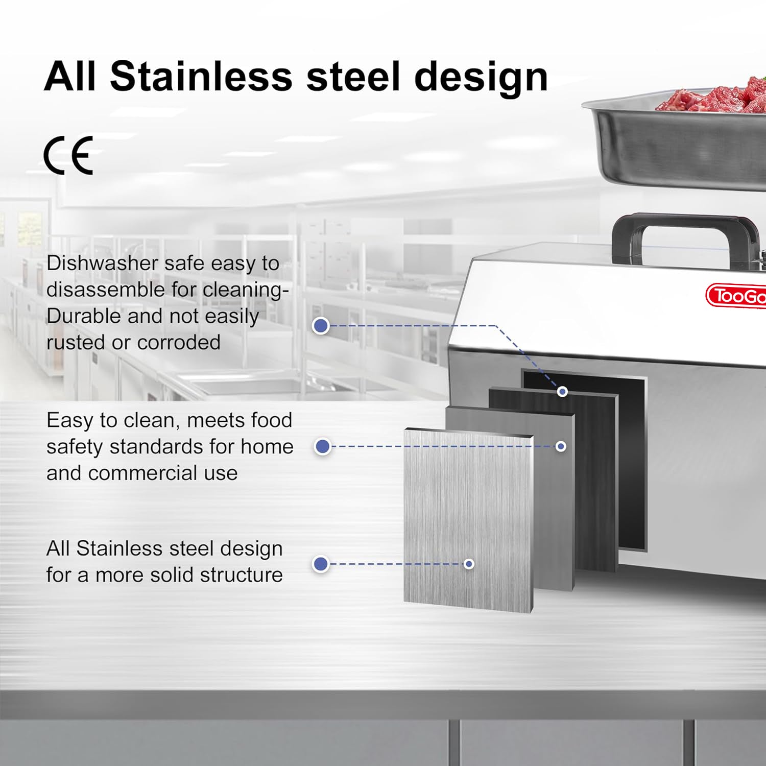 32 Inch Commercial Electric Meat Grinder