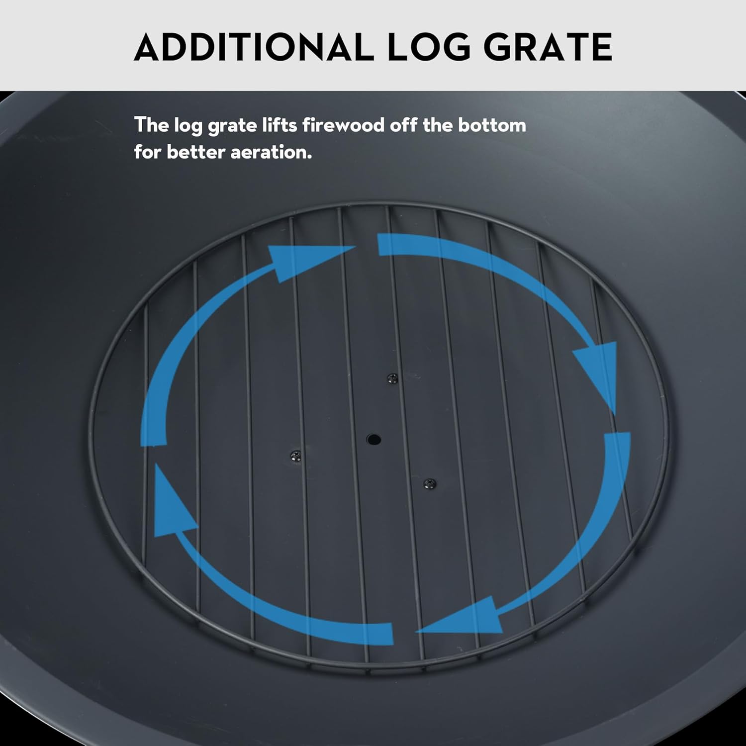 30In Outdoor Wood Burning Fire Pit