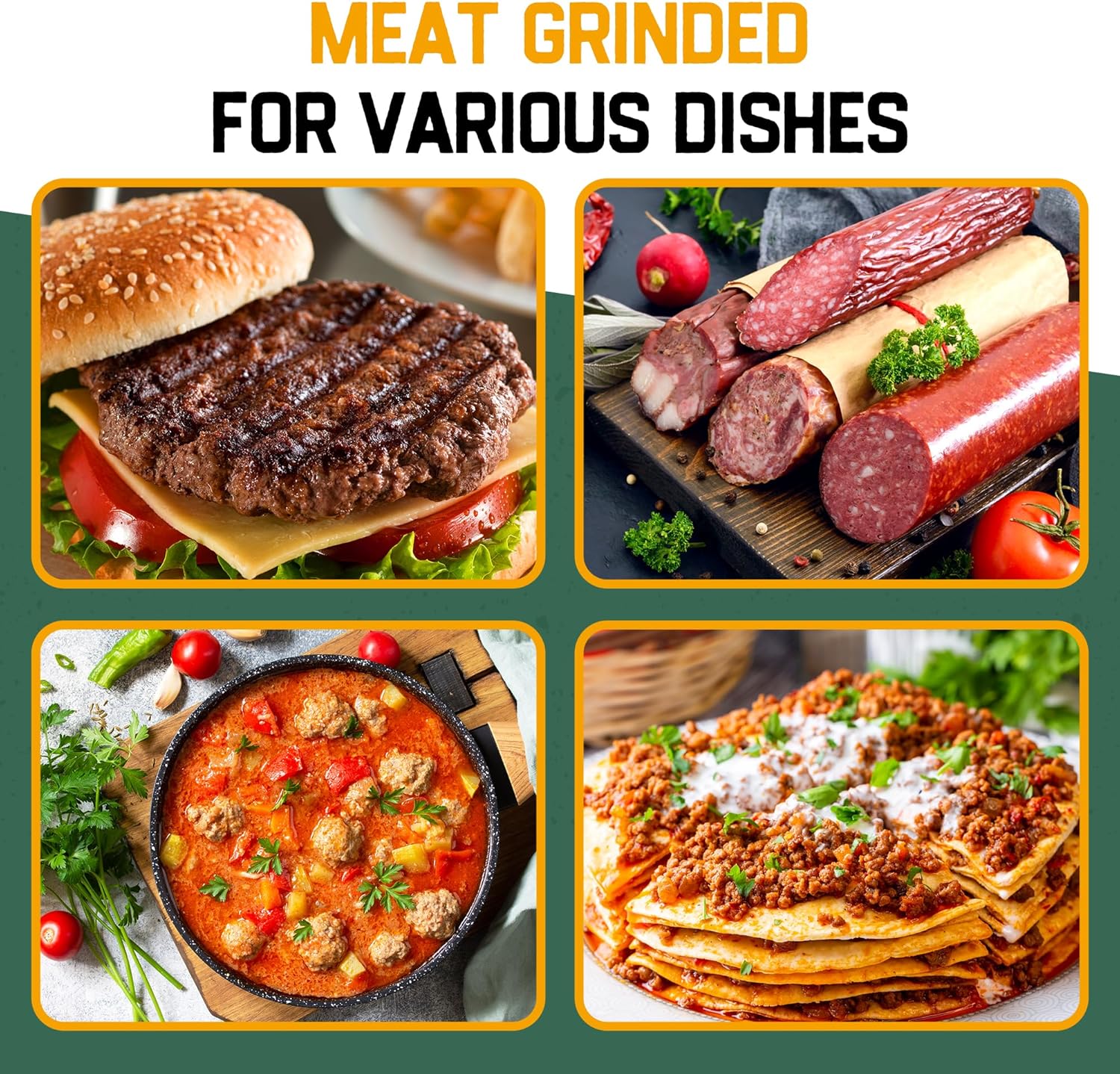 #8 Meat Grinder, Sausage Stuffer, Meat Mixer