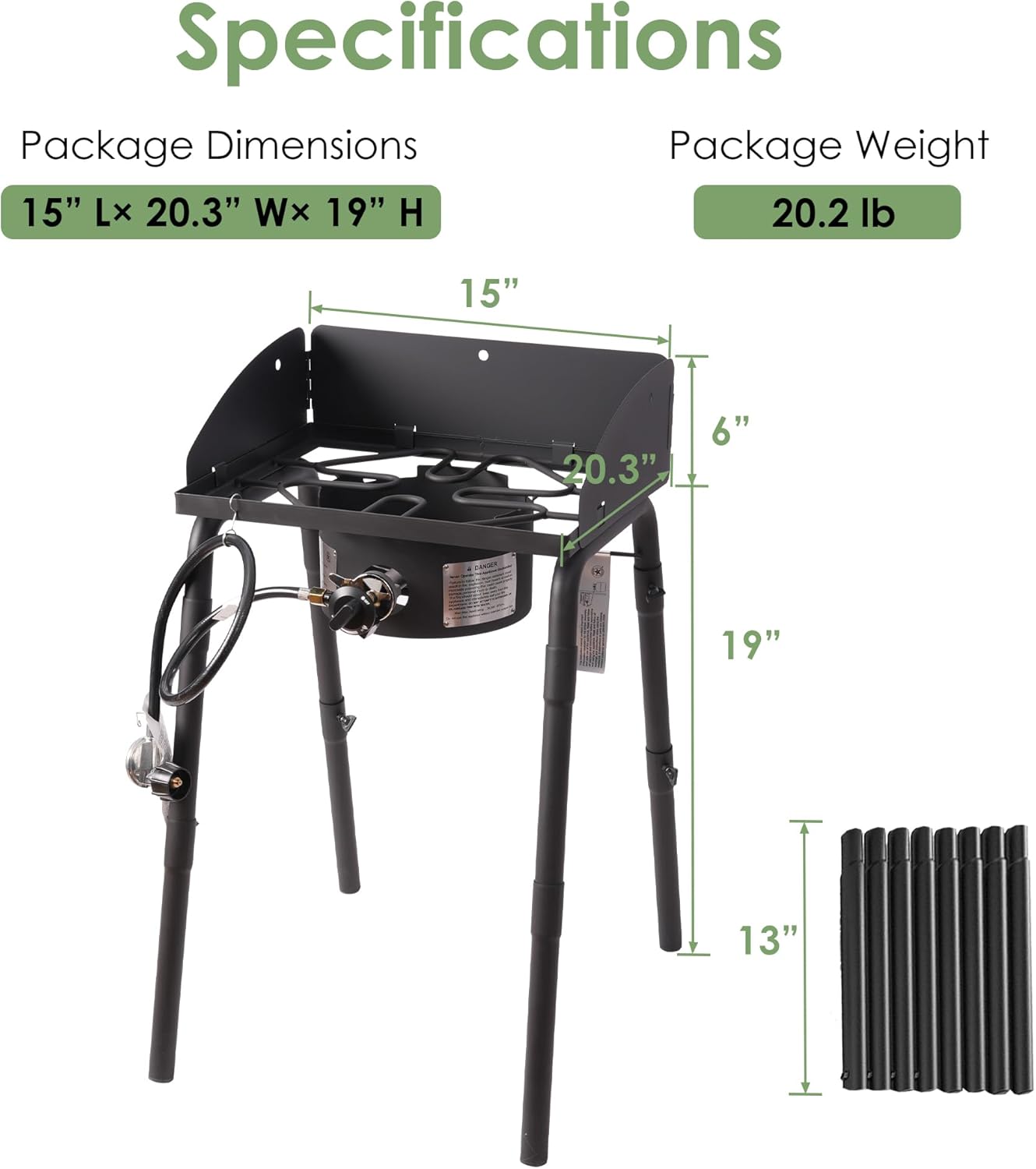 One Burner Outdoor Camping Gas Stove