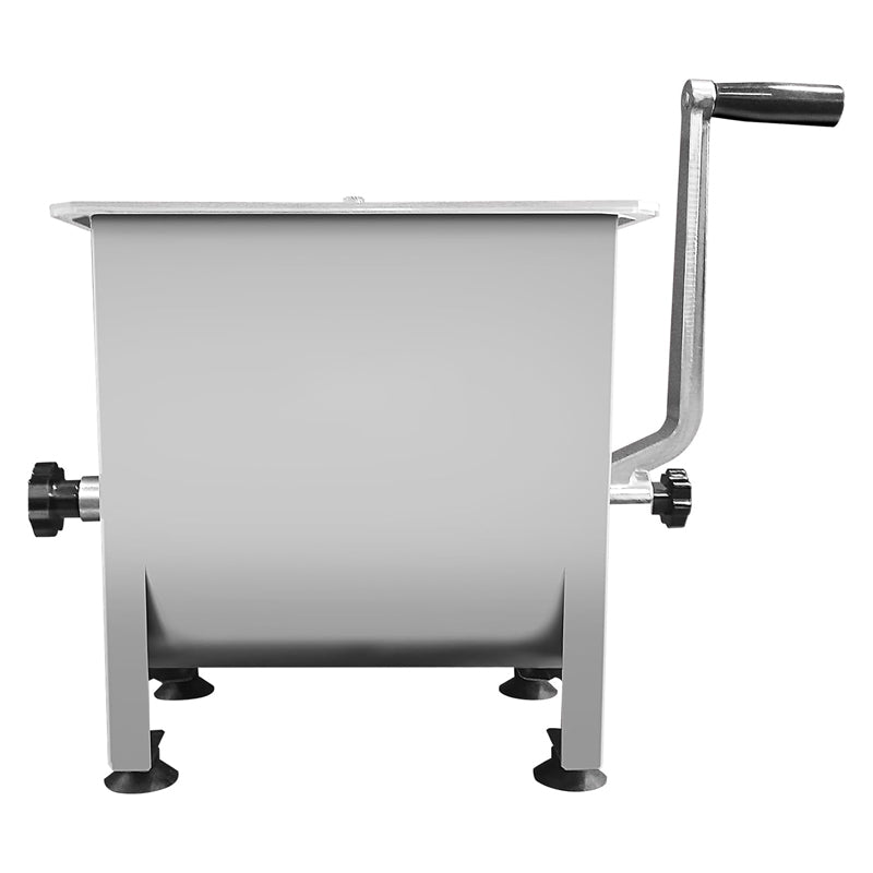Meat Mixer, 4.2 G / 18 lbs capacity, Manually Cranked or Motorized Sausage Mixer Machine