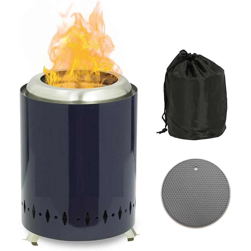 Smokeless Tabletop Fire Pit with Mat