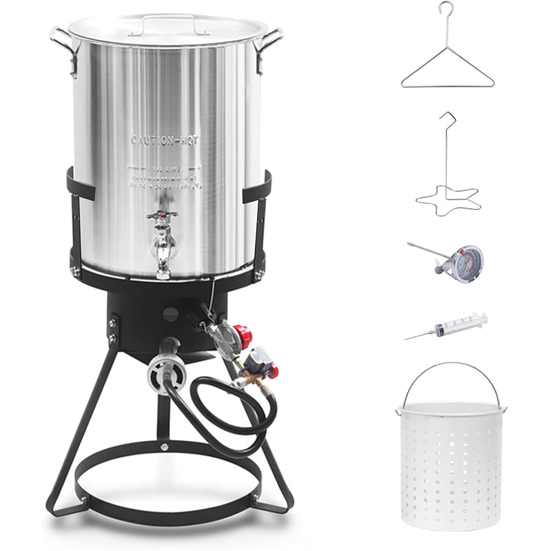 30Qt Turkey Fryer with Propane Burners