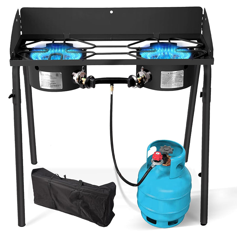 Two Burner Outdoor Camping Gas Stove