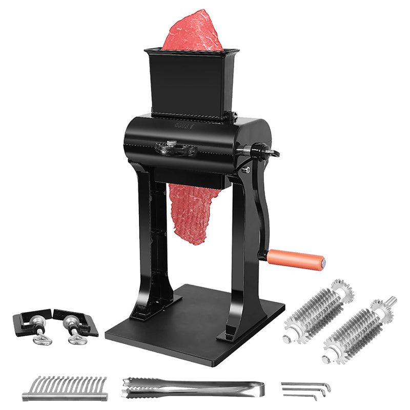 Manual Meat Tenderizer Machine, Stainless Steel Meat Cuber Tenderizer Machine