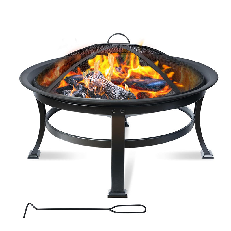 30In Outdoor Wood Burning Fire Pit