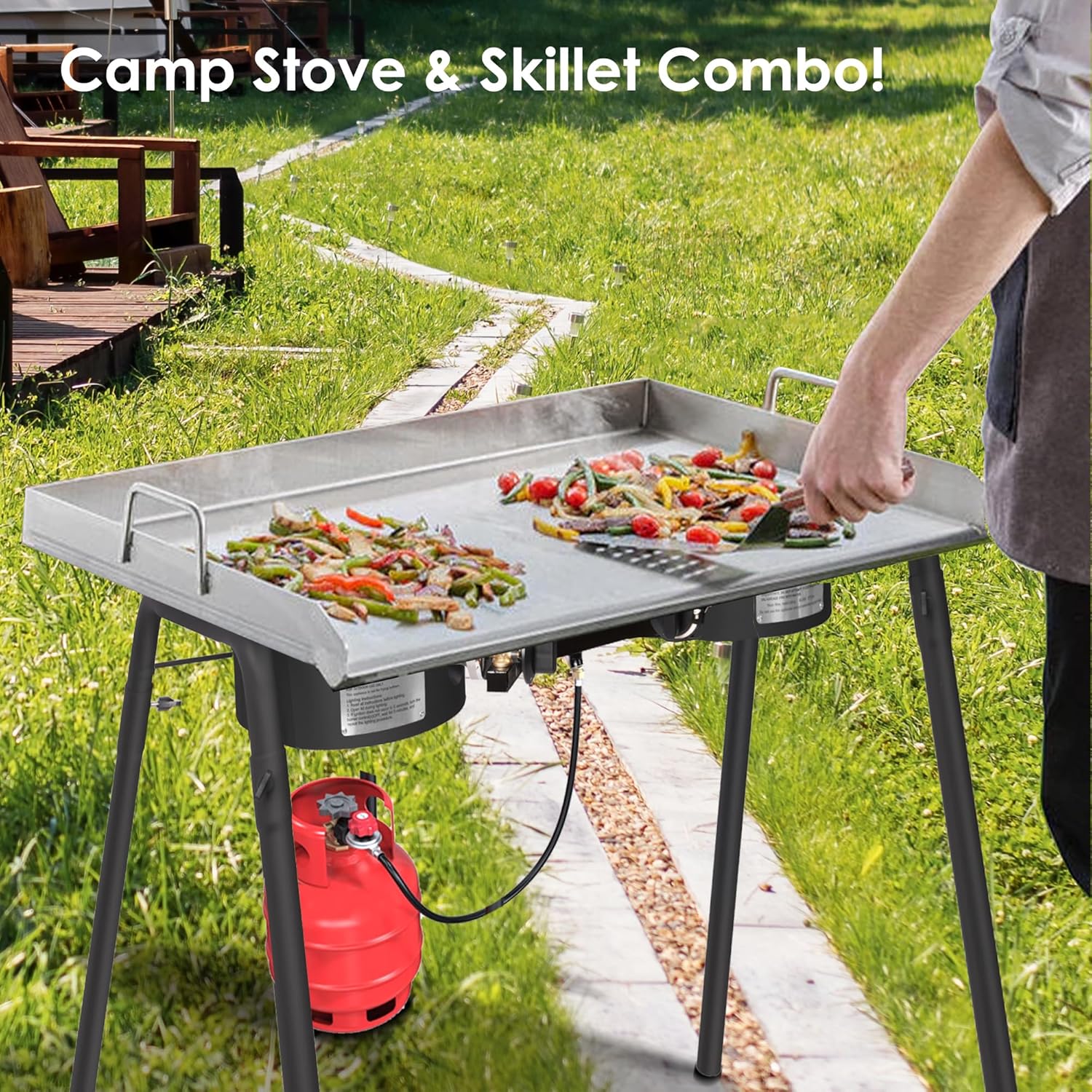 Two Burner Outdoor Camping Gas Stove