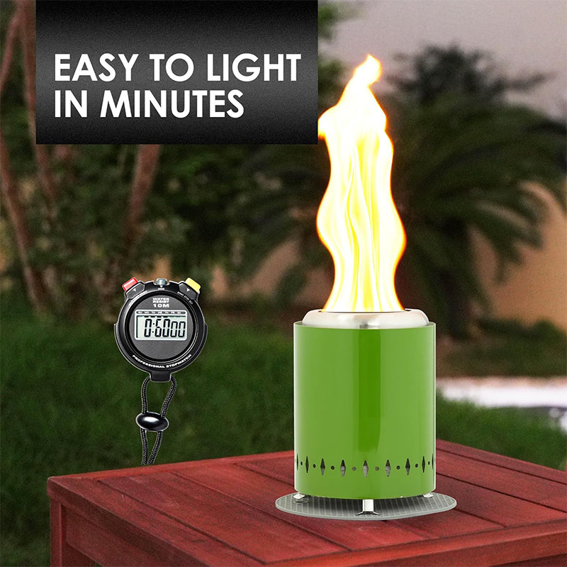 Smokeless Tabletop Fire Pit with Mat