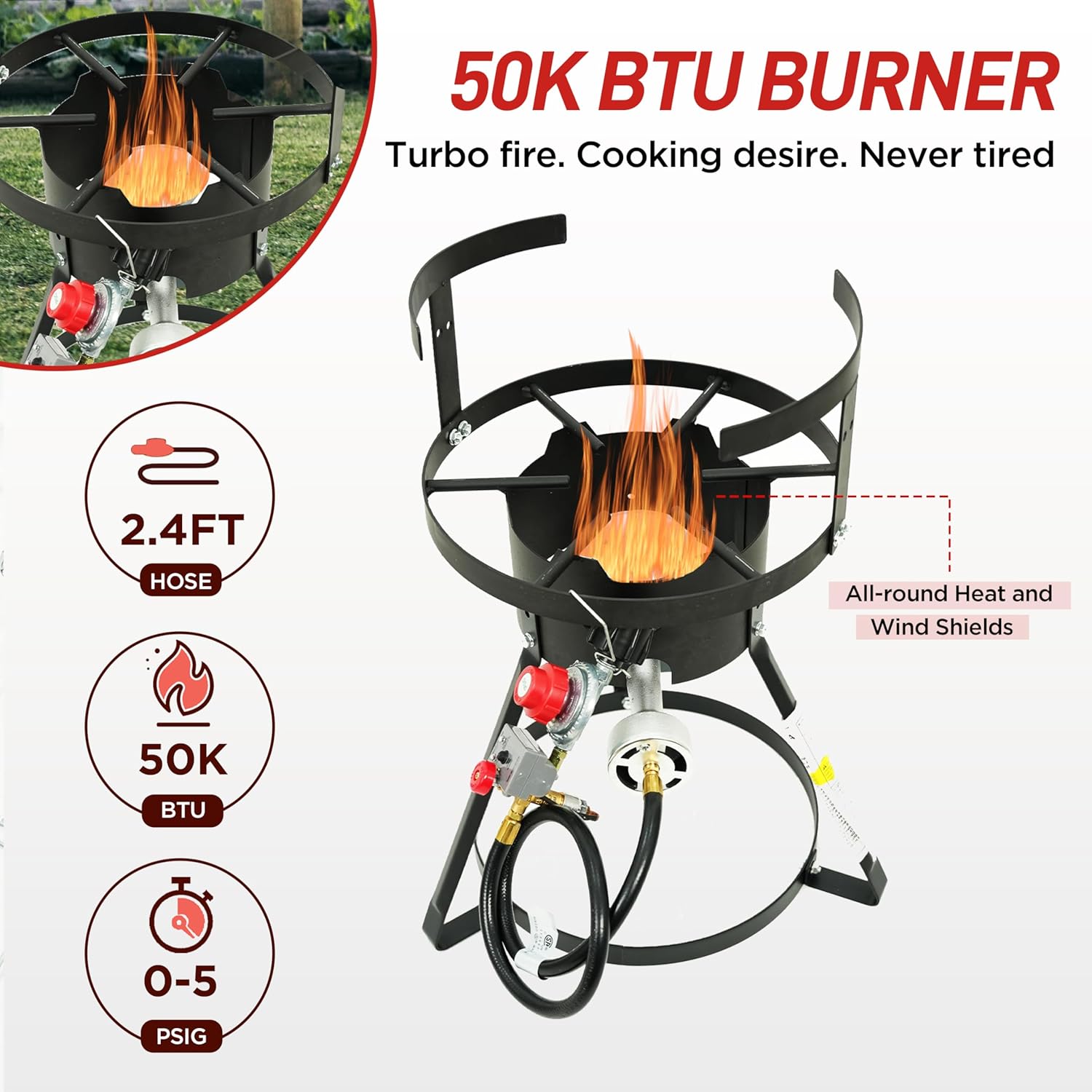 30Qt Turkey Fryer with Propane Burners