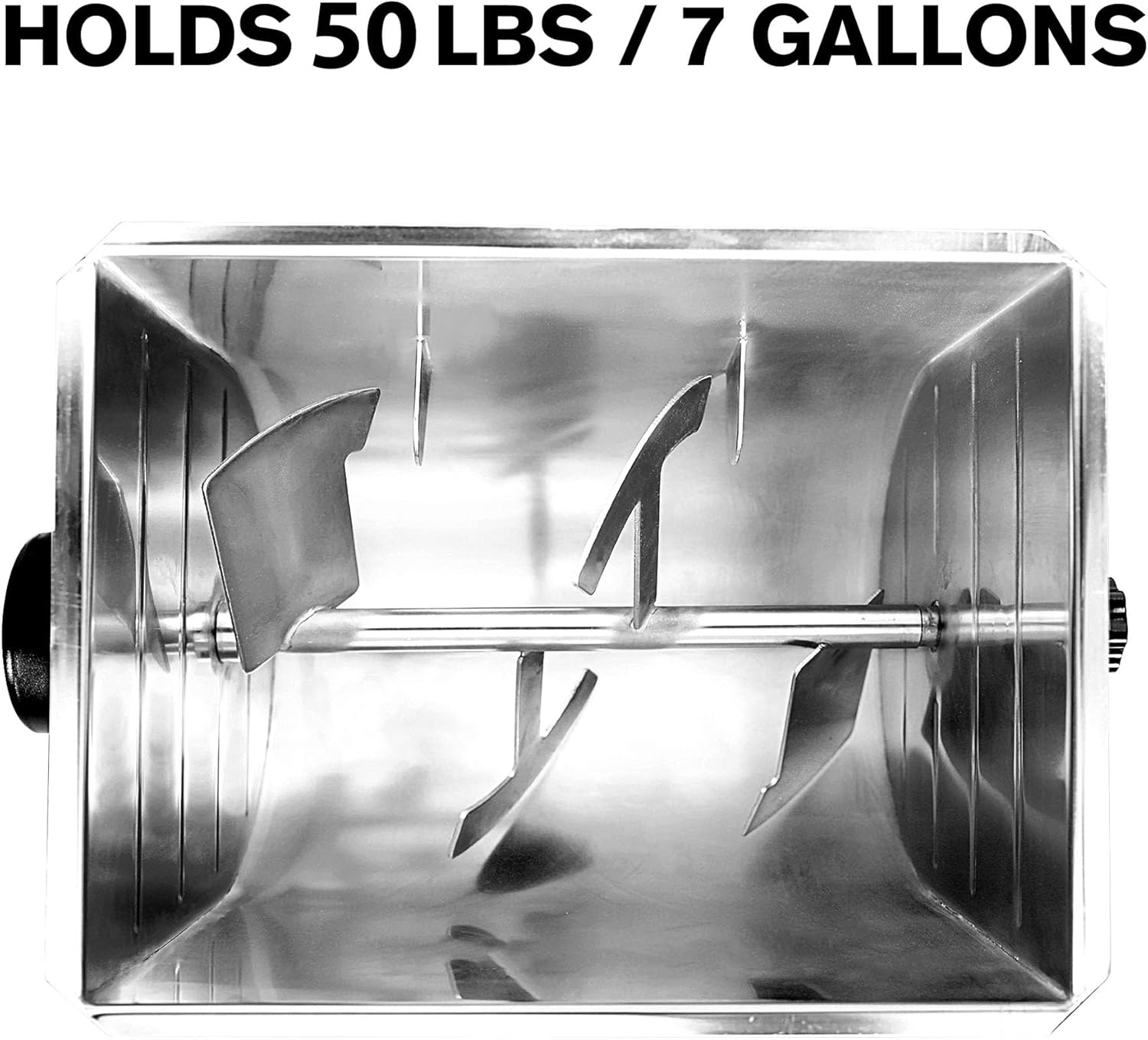 Meat Mixer, 7G/50LBS, Manually Cranked or Motorized Sausage Mixer Machine