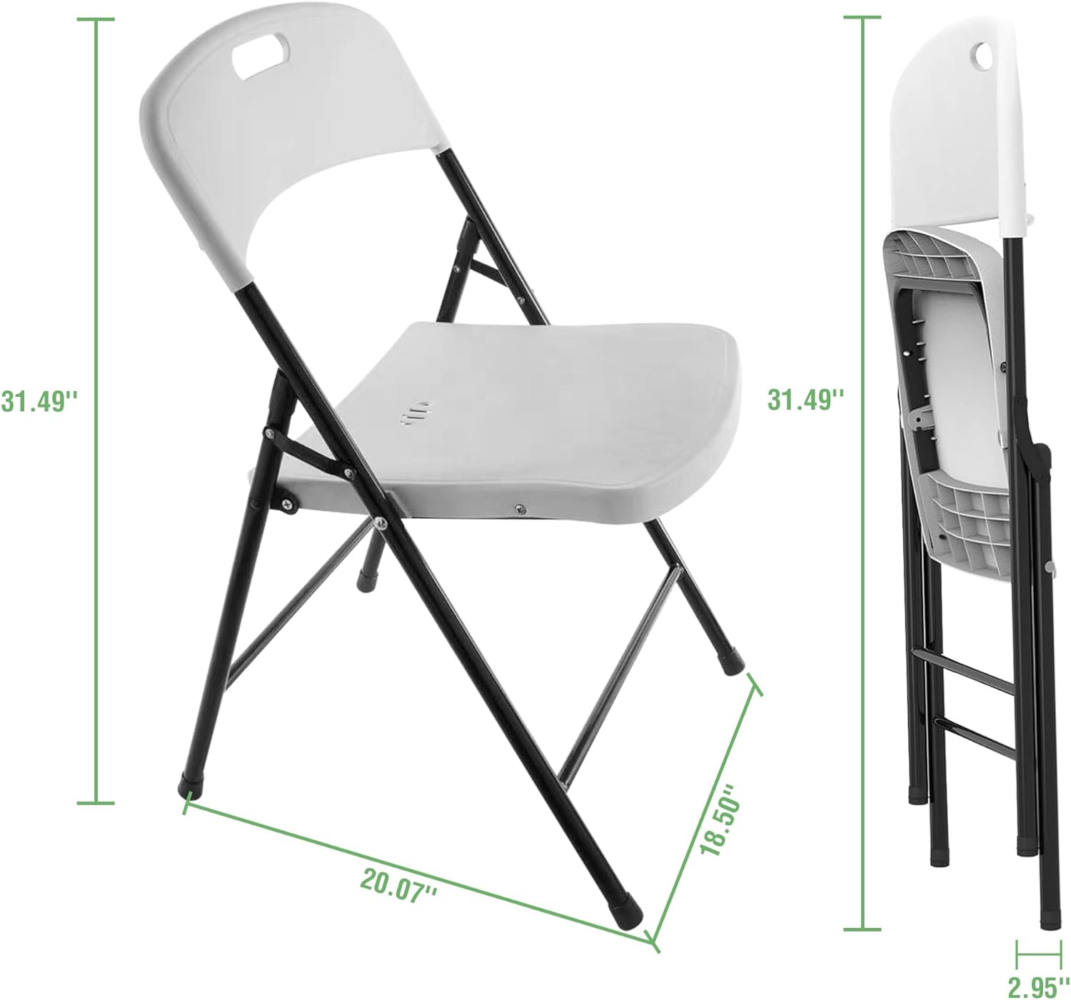 4 Pack Portable Folding Chair