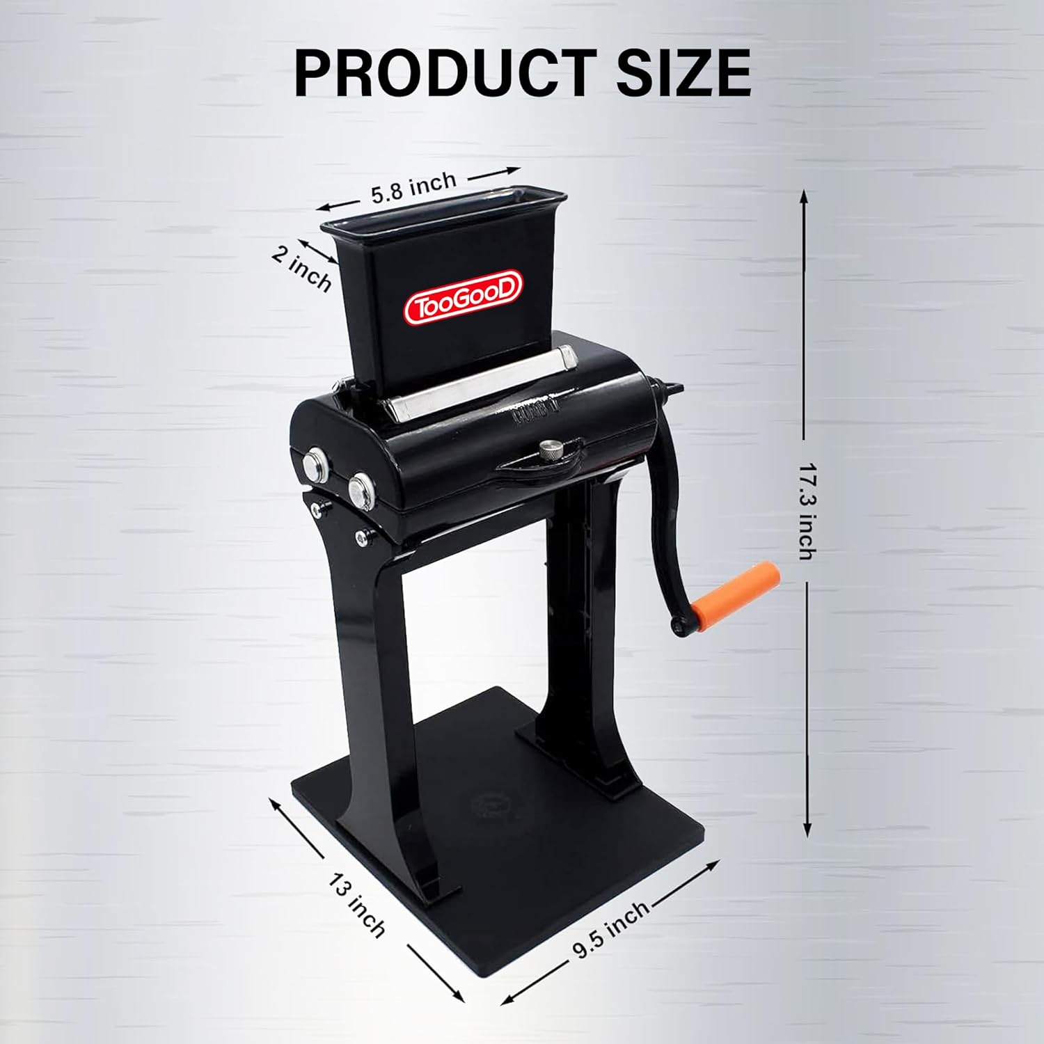 2-in-1 Manual Meat Tenderizer, Jerky Slicer, 2 Sets of Stainless Steel Blades