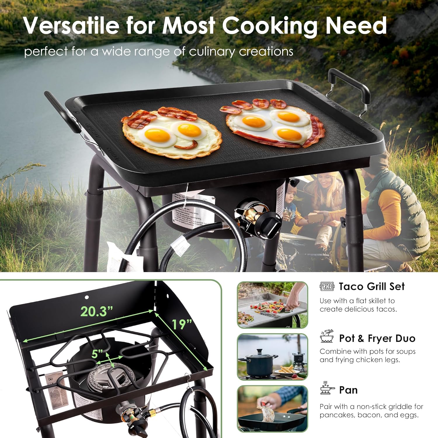 One Burner Outdoor Camping Gas Stove