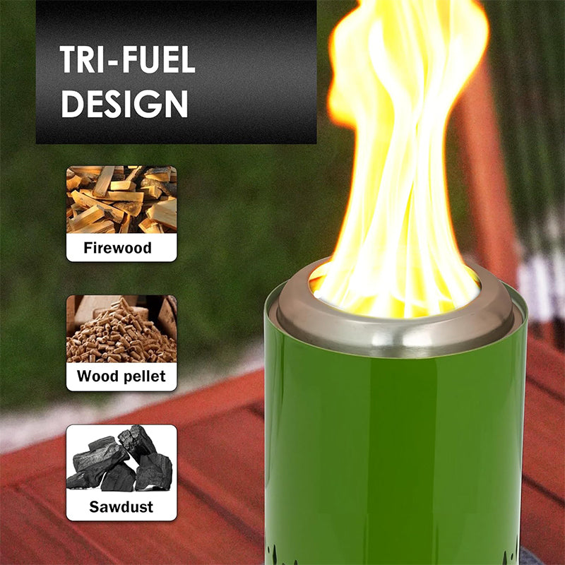 Smokeless Tabletop Fire Pit with Mat