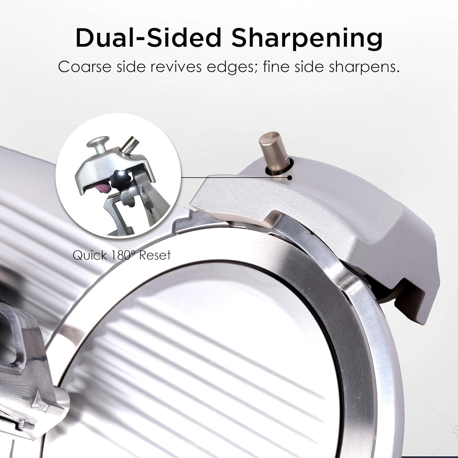 8" Commercial Electric Meat Slicer, 1/4 HP, Italian Carbon Steel Blade