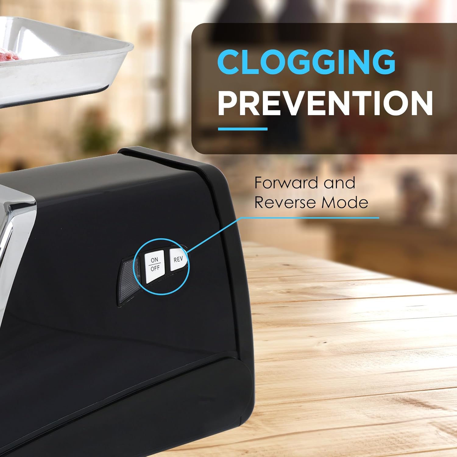 Electric Meat Grinder, ETL Approved Meat Grinder, 3/4 HP