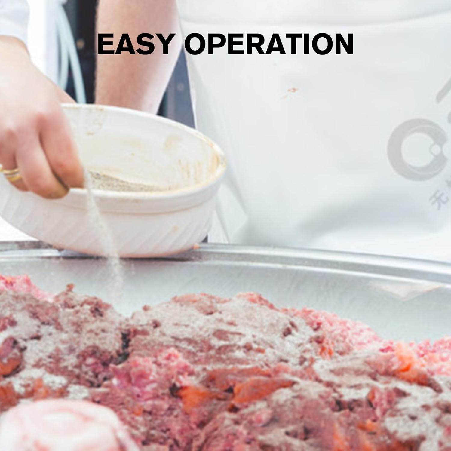 Meat Mixer, 4.2 G / 18 lbs capacity, Manually Cranked or Motorized Sausage Mixer Machine