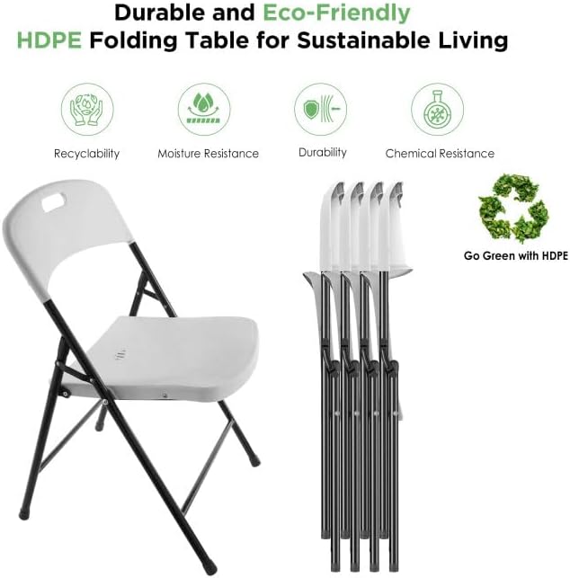 4 Pack Portable Folding Chair