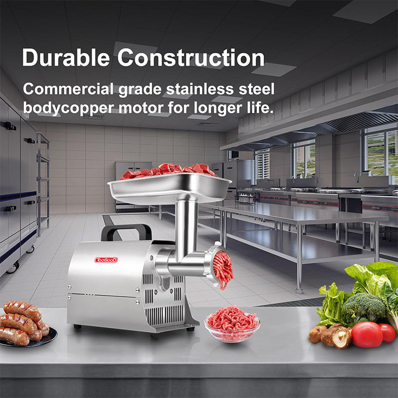 #8 Meat Grinders, 0.4HP 260lbs/H, ETL Approved