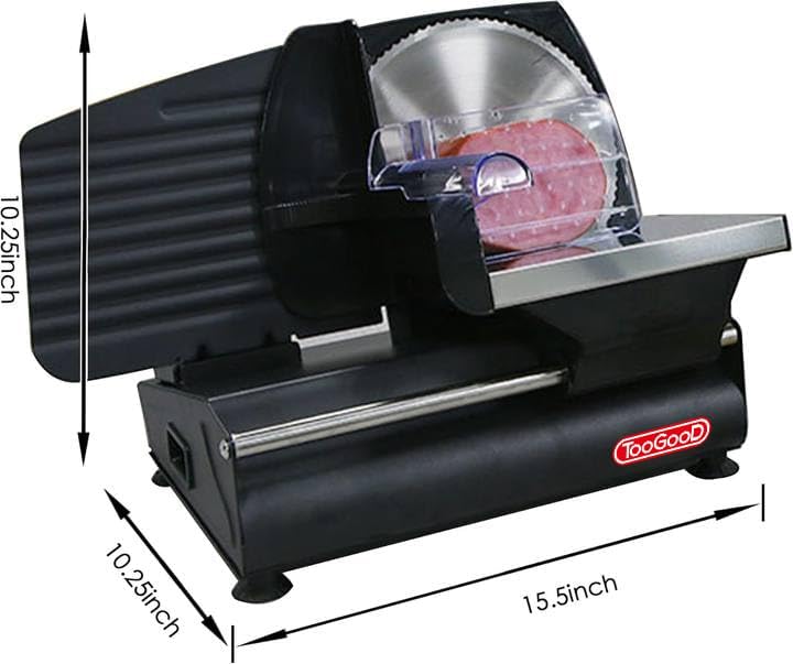 7.5" Meat Slicer with Removable Stainless Steel Blade