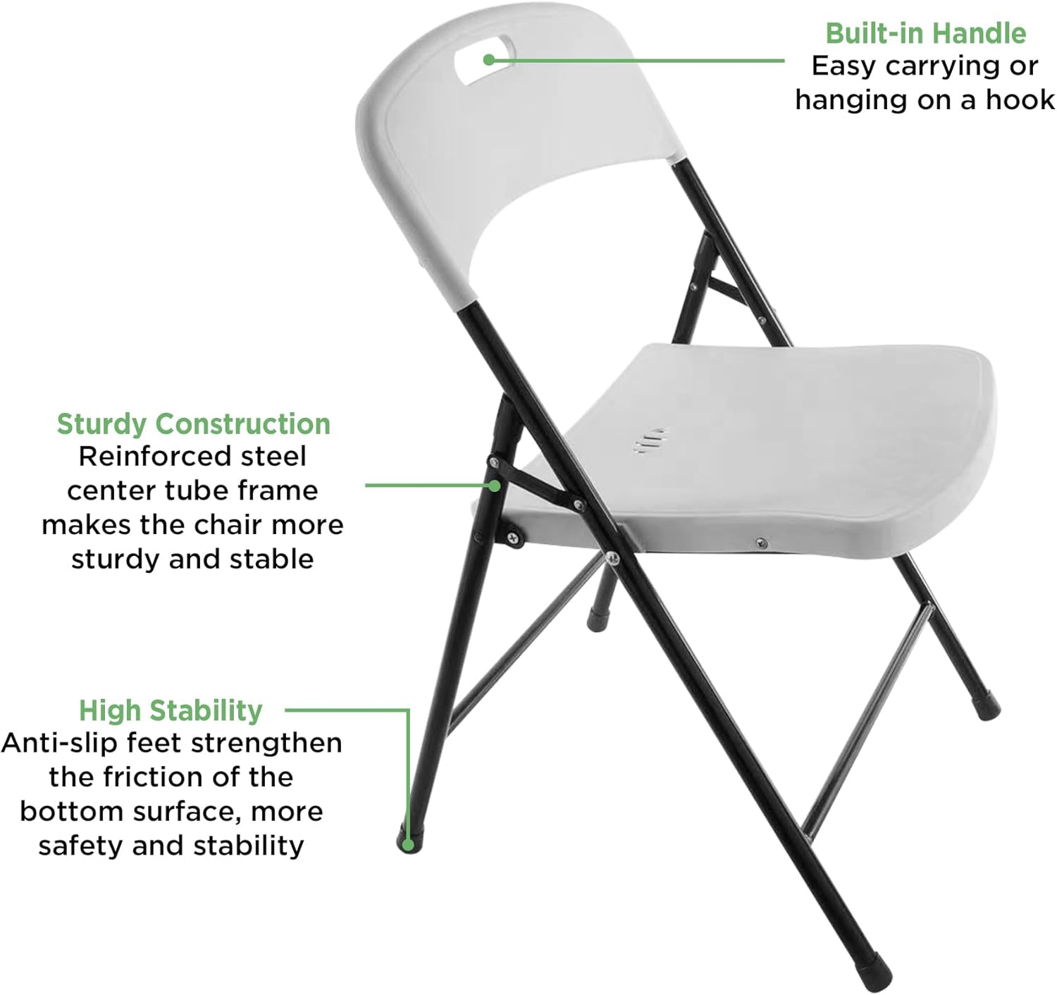 4 Pack Portable Folding Chair