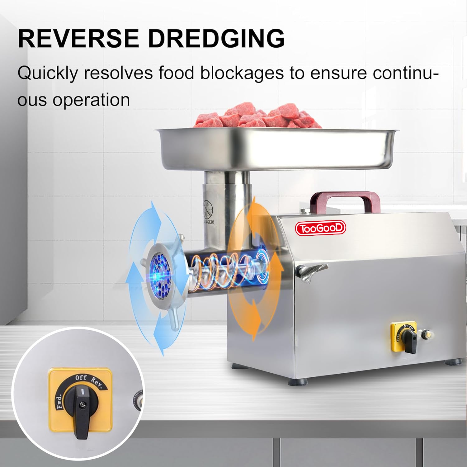 32 Inch Commercial Electric Meat Grinder