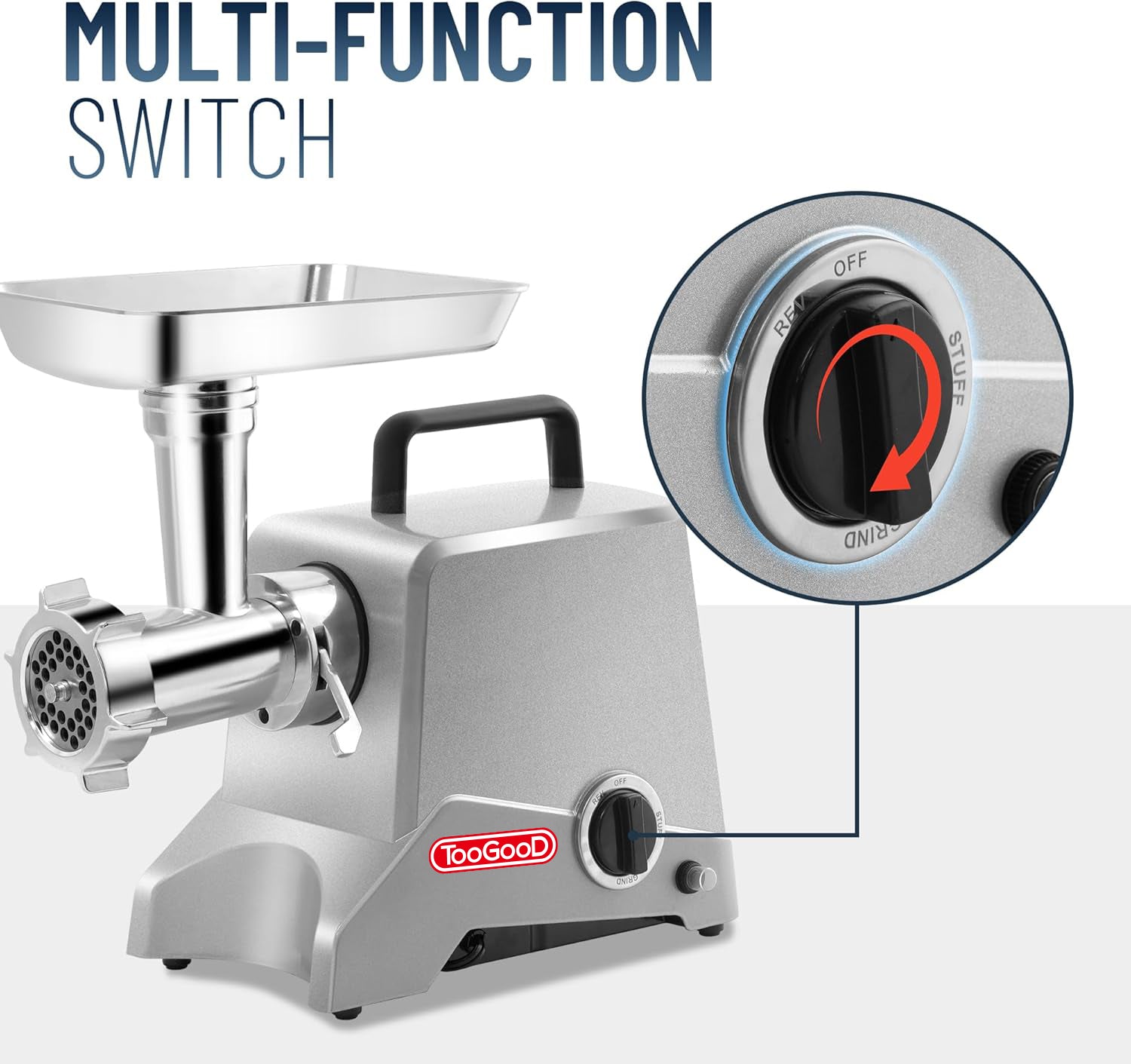 Electric Meat Grinder, ETL Approved, 3/4 HP