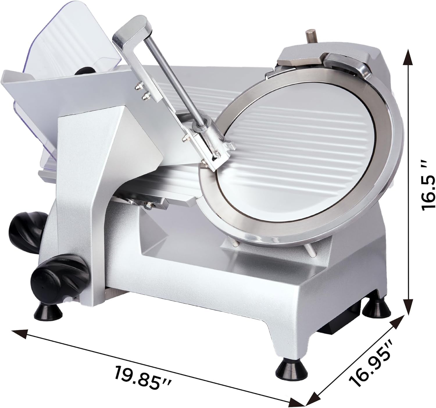 8" Commercial Electric Meat Slicer, 1/4 HP, Italian Carbon Steel Blade