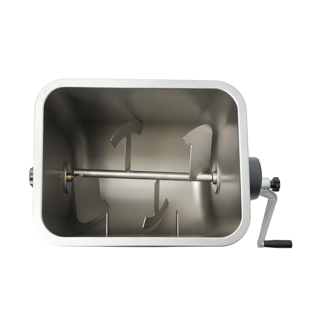 50lbs Electric Meat Mixer, 350 W, Three-Way Tilting, Transparent Cover