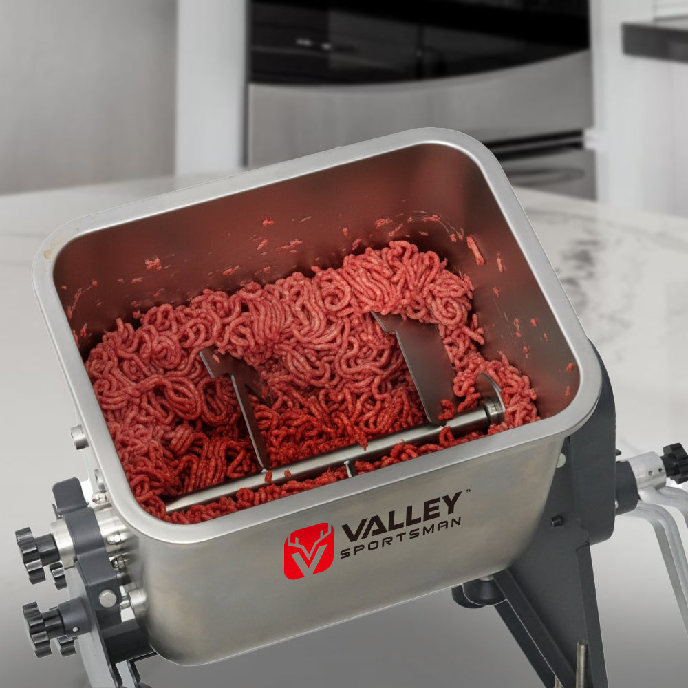 50lbs Electric Meat Mixer, 350 W, Three-Way Tilting, Transparent Cover