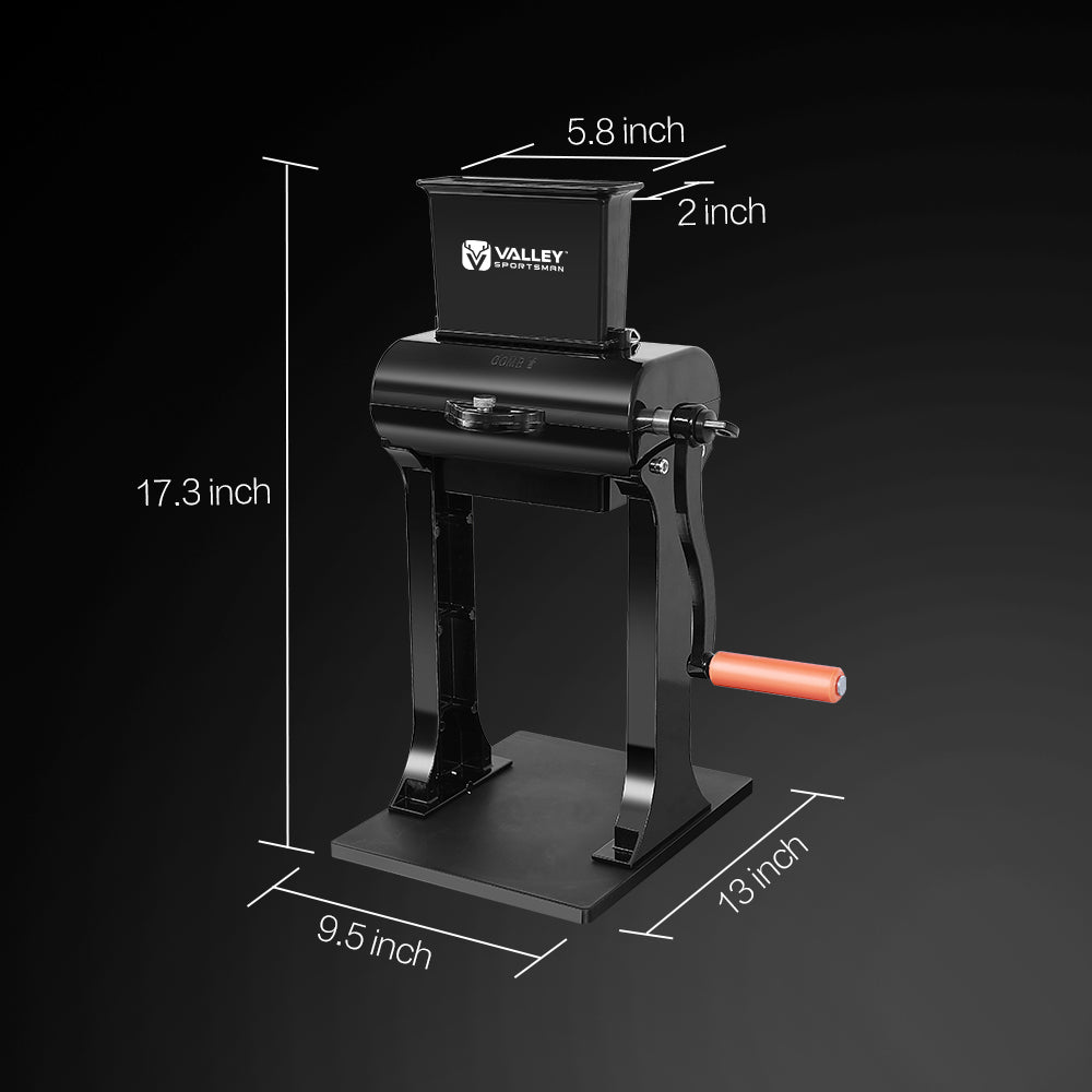 2-in-1 Meat Tenderizer & Slicer, 2 Set of Blades, Countertop-Friendly Size