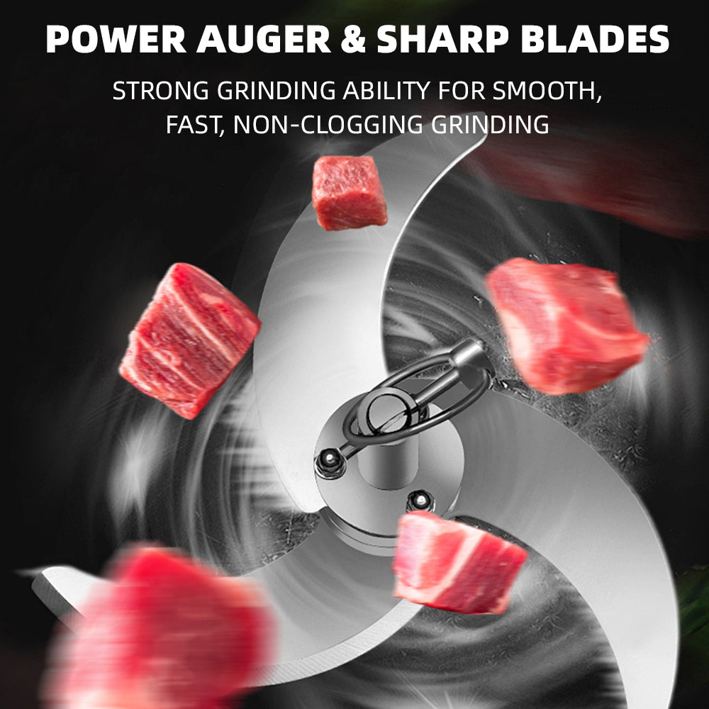 #8 Electric Meat Grinder, 0.5HP, 350 Lbs/H, Simple Swich On/Off