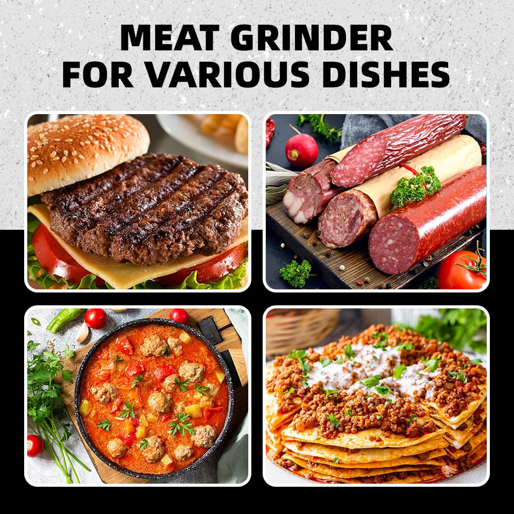 #8 Electric Meat Grinder, 0.5HP, 350 Lbs/H, Simple Swich On/Off