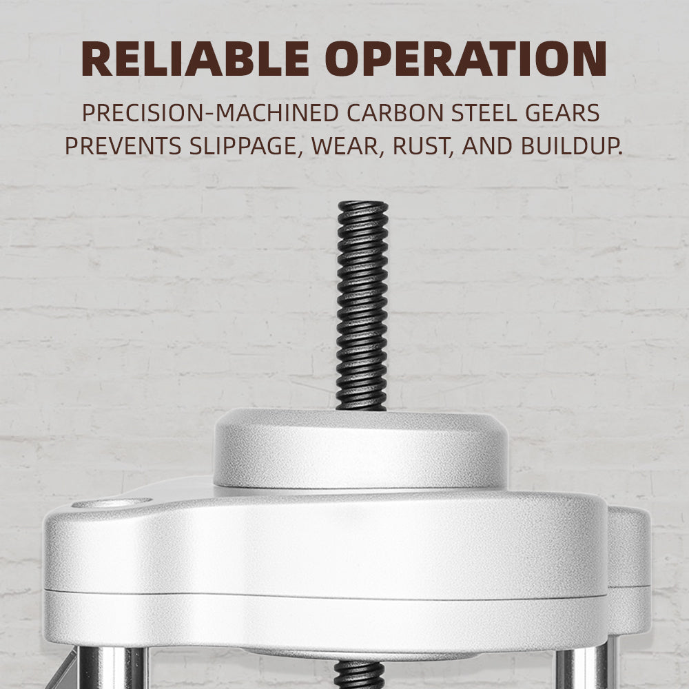 2L Sausage Stuffer, Stainless Steel Cylinder,  3 Tube Size, Easy to Clean